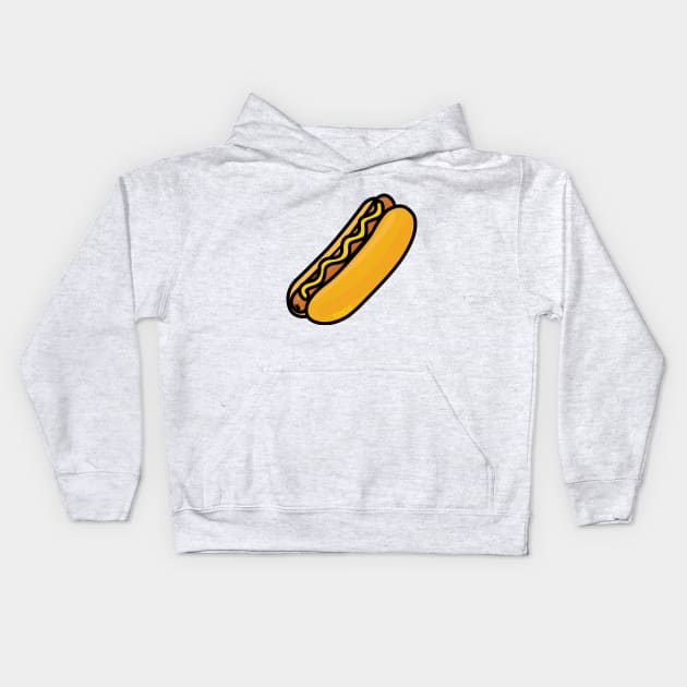 Hot Diggity Dog Kids Hoodie by tailgatemercantile